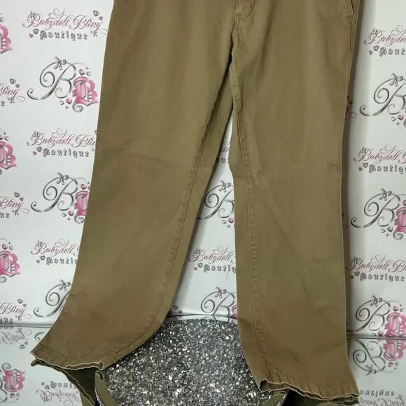 Eddie Bauer pants cargo dress pants pockets Classic Tan Chinos - Picture 2 of 8